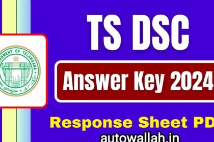 TS DSC Response Sheet 2024 View Answer Key