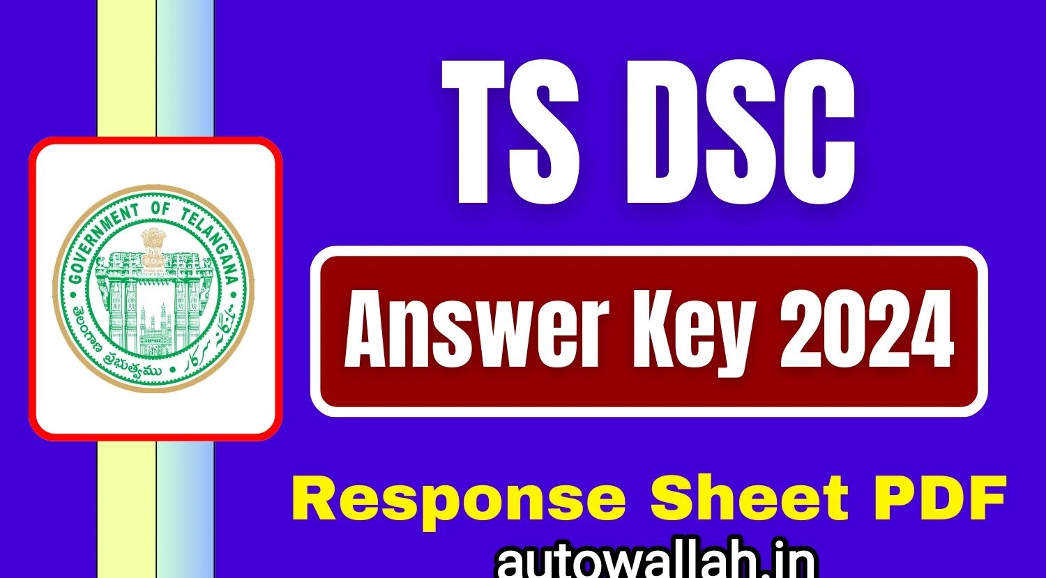 TS DSC Response Sheet 2024 View Answer Key