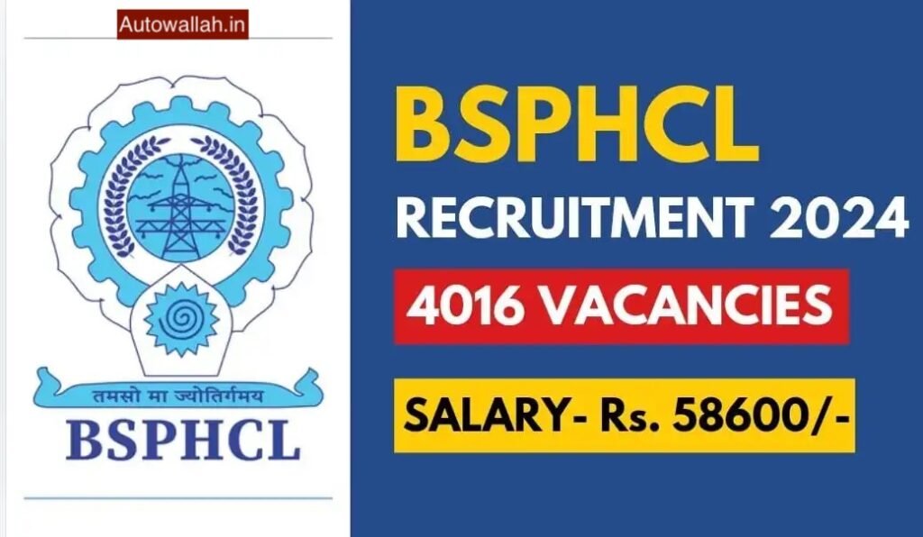 BSPHCL Notification 2024, Recruitment for 4016